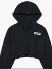 NWT Savage X Fenty Rihanna Essential Racer Oversized Cropped Hoodie Black 2X