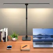 Desk Lamp Architect Task Dual Head Modern Flexible Gooseneck Tall Dimmable Li...