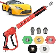 Pressure Washers - Detachable Cleaner for Floor - Pressure Water Spray Wand for Car Fences Driveways Homes Patios Furniture Washing