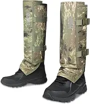 [QOGIR] Snake Gaiters for Hunting: Durable Snake Guards, Snake Gaiter Leggings for Men & Women, Snake Bite Protection for Lower Legs, Snake Proof Gaiters with Adjustable Size