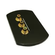 Neotech Origin Component RGB Video Wall Plate Wallplate Black DIY Home Theatre