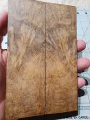 White Teak Burl Knife Scales, 6 X 1.75 X 0.375"