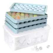 Round Ice Cube Trays 3 Pack Circle Ice Ball Maker Blue Round Ice Cube Trays