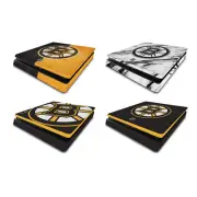 OFFICIAL NHL BOSTON BRUINS VINYL STICKER SKIN DECAL FOR SONY PS4 SLIM CONSOLE