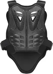 PELLOR Motorcycle Armor Vest Chest Back, Motorcycle Vests for Men, Motocross Body Guard Vest Cycling Protector Vest Skiing Riding Skating Anti-Fall Vest Protective Gear