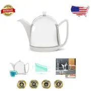 Modern 1-Liter Cosy Teapot with Stainless Steel Casing - Perfect for Tea Lovers