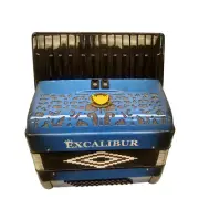 Excalibur Super Classic PSI Series Blue Fade 60 Bass Piano Accordion