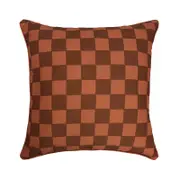 Marquee 45cm Dusted Grey Check Cushion