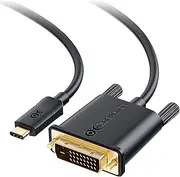 Cable Matters USB C to DVI Cable - 1.8m, USB-C to DVI Cable, Thunderbolt 3 Port Compatible with MacBook Pro, Dell XPS 13, 15, HP Spectre x360, Surface Pro