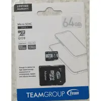 在飛比找蝦皮購物優惠-Team 十銓 64GB 64G 64gb 64g micr