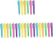 HOMSFOU 4sets 6pcs Dual Head Highlighter Pens Convenient Marking Tools for Scrapbooking Note Taking and Art Supplies for Students and Daily Use 6pcs*4