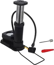 Mikinona High Pressure Bike Pump Portable Bicycle Inflator with Pressure Gauge Ergonomic Design for Easy Use for Cycling and Tire Maintenance