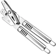 Haofy Multifunctional Stainless Steel Manual Can Opener, Household Jar Bottle Opener with Anti‑Slip Grips for Kitchen Accessories