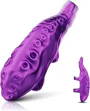Finger Vibrator Mini Sex Toy for Women - Realistic Monster G Spot Vibrator Octopus Tentacle Nipple Clitoral Vibrator with 9 Vibrations - Pocket Vibrator Adult Sex Toys Female Sexual Pleasure Tools for Women and Couple