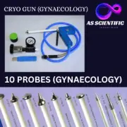 Cryosurgical System Unit Cryo Gun 005 Non Silencer (10 PROBES GYNAECOLOGY)
