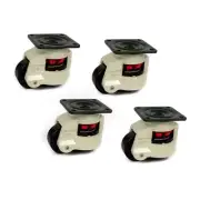 4PCS 1000KG Leveling Casters Swivel Wheels