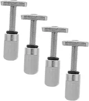 Kisangel Fin Screws for Paddleboards 4pcs Stainless Steel Easy to Install Secure Fit Enhance Stability
