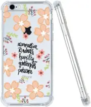iPhone SE 2020 Case, iPhone 8 Case, iPhone 7 Case, Clear Flower Floral