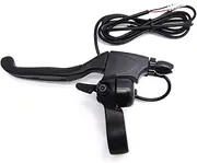 ZNFMOS Left Brake Lever, for Speedway, for MINI4, for Ruima, for Mini Ⅳ Pro, Electric Scooter Brake Bar Handle with Bell Repair Replace Accessories Hand Brake Lever Electric Scooter