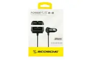 Scosche PowerHub 10W Mountable Dual Port USB Cigaret Car Charger for Smartphones
