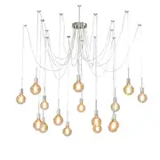 Spider 16Lights Pendant Mooney Nickel | Marden Designer