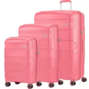 American Tourister Light Max Hardside Suitcase Set of 3 Pink Blush 48198, 48199,
