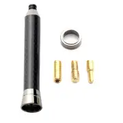 Short Antenna Real Carbon Extension Type Chrome For Daihatsu Boon