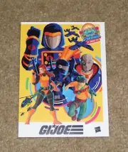 SDCC 2024 HASBRO PULSE G.I JOE POST CARD