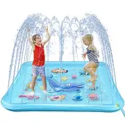 Growsland Splash Pad for Toddlers Outdoor Sprinkler for Kids 67" Summer Water...