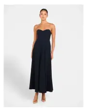 [Pilgrim] Aina Sweetheart Strapless Gown in Navy