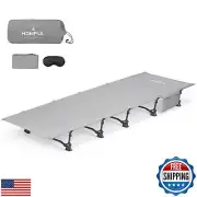 HOMFUL Ultralight Camping Cot Portable Folding Backpacking Cot Bed, Supports