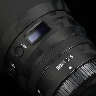 美本堂適用nikon尼康Z50 f1.2S鏡頭保護貼膜z50 1.2s碳纖維貼紙3M 進口貼膜 包膜 現貨-爆款