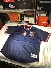 Mitchell & Ness New York Rangers Mesh Button Jersey