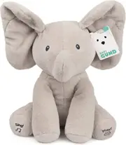 GUND Animated Flappy the Elephant Stuffed Animal 30.5cm Grey Plush Toy