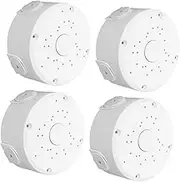 Vaguelly 4Pcs Security Camera Junction Box Durable Extension Cord Safety Cover Cable Wiring Box for Outdoor Indoor Use for Solar Security Cameras Lawn Tools