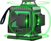 Laser Level 60M, TAOVINA Cross Line Laser Green Self-Leveling 4 X 360° Rotary La