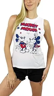 [Disney] Juniors Mickey & Minnie Mouse Muscle Tank Top
