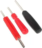 iplusmile Valve Core Wrench Set 3-in-1 Tire Valve Stem Removal Tool for Cars Bicycles Air Conditioning