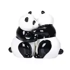 Panda Bears Salt Pepper Shakers Kissing Magnetic Kitchen Decor