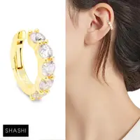 在飛比找momo購物網優惠-【SHASHI】紐約品牌 Bianca Ear Cuff 金