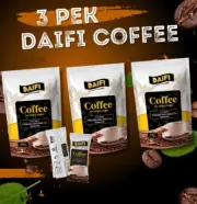 3 pack Daifi White Coffee 3 in 1 | No Sugar Added | Smooth & Creamy | 15 Sachets