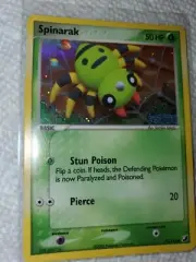 Spinarak - 75/115 - Common Reverse Holo Near Mint Ex Unseen Forces