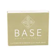 Base (Soap With Impact) Soap Bar Lavender & Green Clay (Boxed) 120g