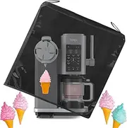 Ice Cream Machine Cover for Ninja NC701 NC501, Ice Cream Maker Dust Cover Made of Waterproof and Dust-Proof 600D Nylon, Frozen Dessert Maker Covers for Ninja NC701 Swirl by CREAMi Ice Cream