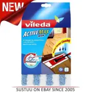 Vileda Active Max Flat Mop Refill Microfibre Pad Original│For Home Easy Cleaning