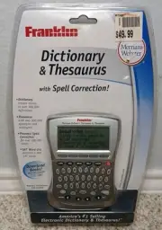 Franklin Merriam-Webster's Electronic Dictionary & Thesaurus MWD-1470 NEW
