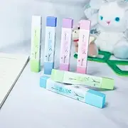 Cute Pencil Erasers, Candy Colors 2B Eraser, Star, Heart Design Fun Party Favor & Office Supplies, Kawaii Drawing Eraser(6 Count Macaron)