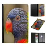 PASSPORT ITINERARY ORGANIZER|RAINBOW LORIKEET COLORFUL BIRD