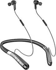 Rechargeable Wireless Hands-Free Neckband, Noise Reduction Neck Device Helps Comfortable for Listening, Watching TV, Conversations for Seniors & Adults