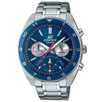 在飛比找博客來優惠-【CASIO 】EDIFICE 燈塔塔系列不鏽鋼錶-藍面(E